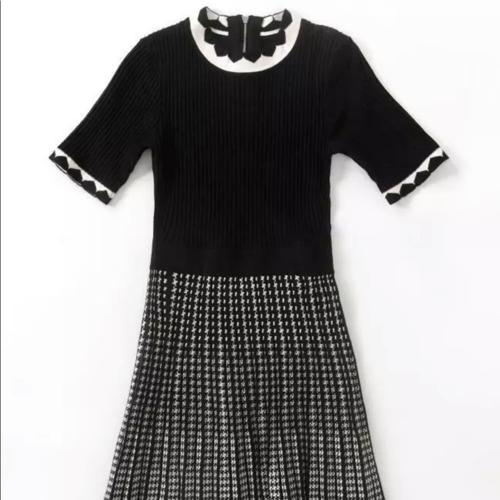 Ted Baker Knitted Skater Dress, Size 0